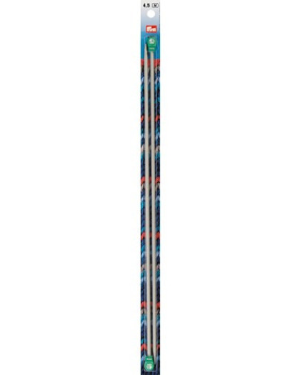 Aiguilles à tricoter à boule plastique - 40cmX4.5mm - Prym - Mercerine