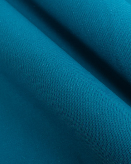 Tissu Coton Demi Natté Grande Largeur Paon - Mercerine