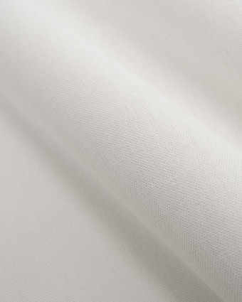 Tissu Coton Demi Natte Blanc Antik - Mercerine