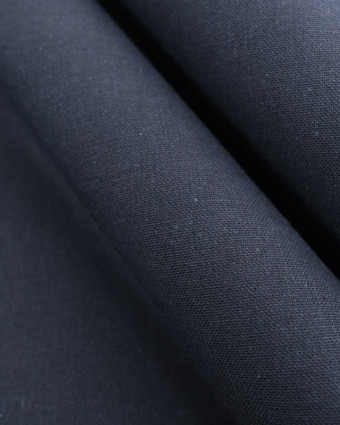 Tissu Coton Demi Natte Grande Largeur Noir - Mercerine