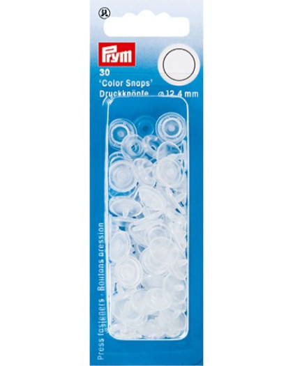 Bouton pression transparents  Color Snaps Prym - Mercerine