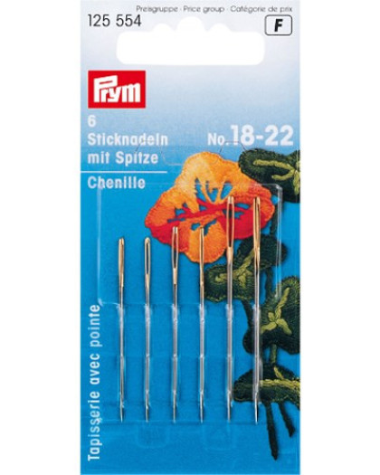 Aiguilles Tapisserie avec Pointe N°18-22 - Prym - Mercerine