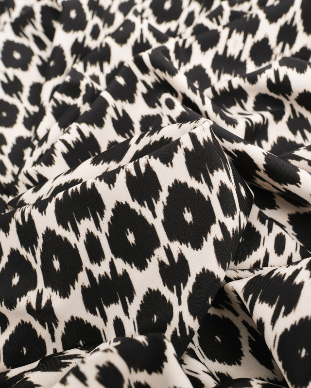 Tissu Lycra Motif Ethnique -  Mercerine