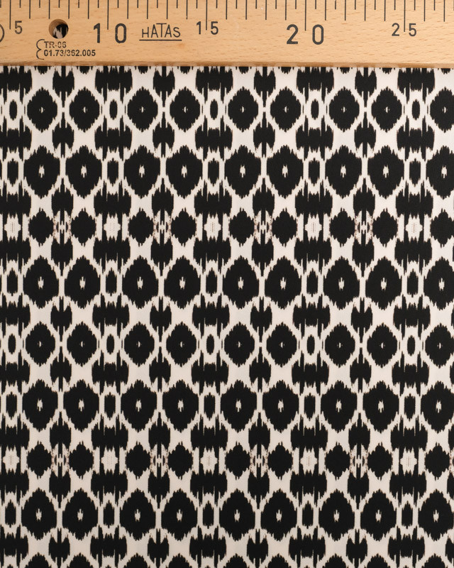 Tissu Lycra Motif Ethnique -  Mercerine