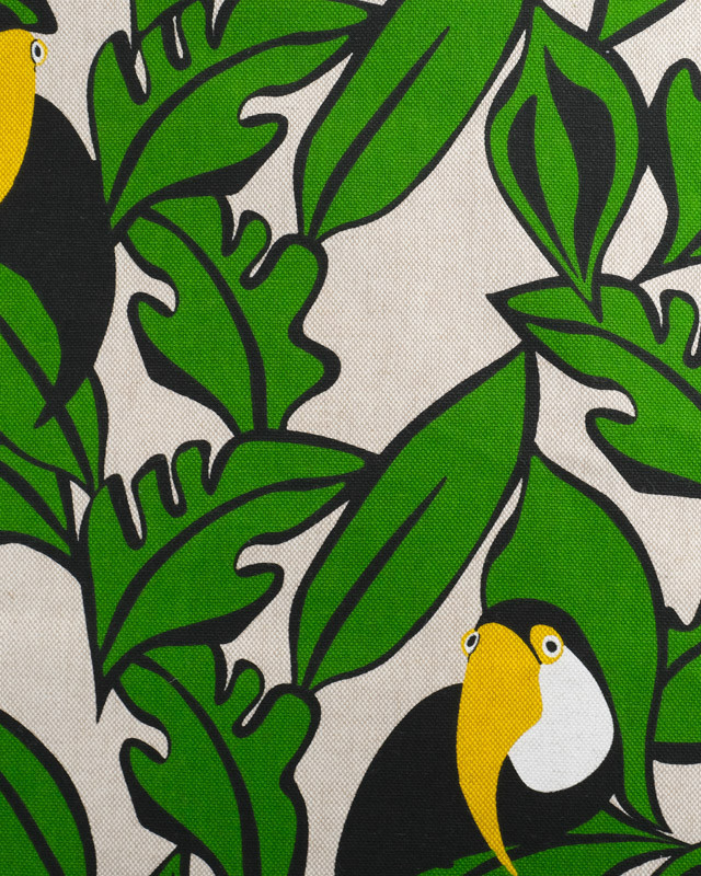 Tissu Effet Lin Jungle - Oeko-Tex -  Mercerine