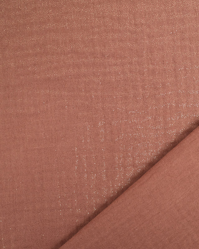 Double Gaze Scintillante Chocolat Oeko-Tex- Mercerine