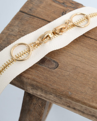Mercerie en ligne : Fermeture Double Curseur Cercle Ecrue - Mercerine