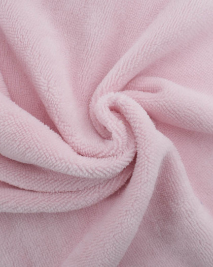 Tissu eponge bambou Rose Clair Lou - Mercerine