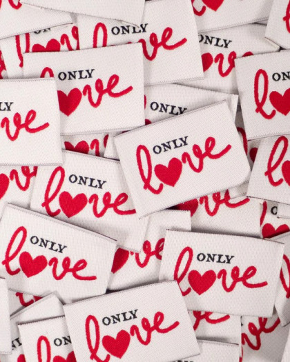Etiquettes Tissées Ikatee Only Love - Mercerine