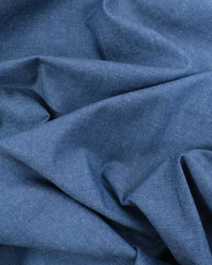 Tissu Jean Coton Léger Bleu Jean