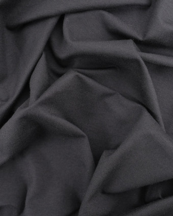 Tissu Jersey Viscose Uni Noir - Mercerine