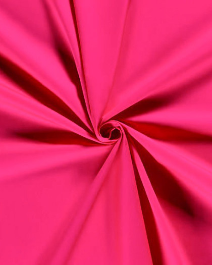 Tissu Popeline Rose Fuchsia Oeko-Tex - Mercerine