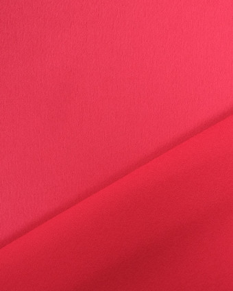 Tissu Crêpe Envers Satin Framboise - Mercerine
