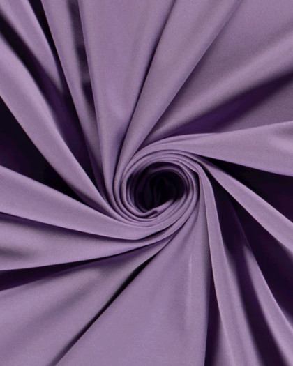 Tissu Sportwear Uni Lilas - Oeko-Tex - Mercerine
