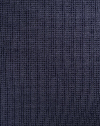 Maille Nid d'Abeille Marine - Oeko-Tex -  Mercerine