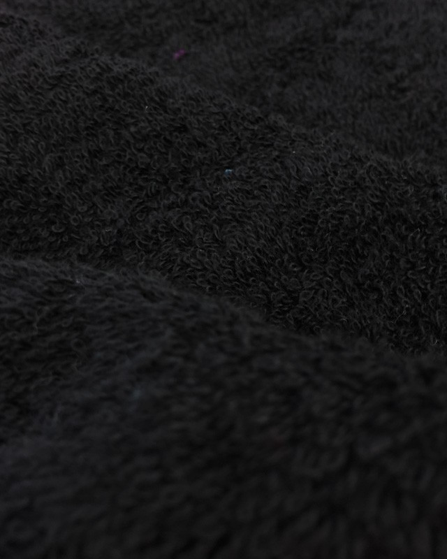 Tissu éponge Hotel au mètre épais noir - Mercerine