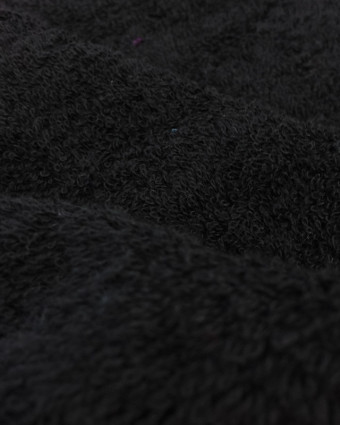 Tissu éponge Hotel au mètre épais noir - Mercerine