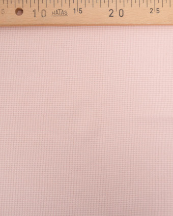 Maille Nid d'Abeille Rose Clair - Oeko-Tex-  Mercerine