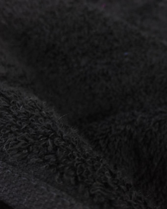 Tissu éponge Hotel au mètre épais noir - Mercerine