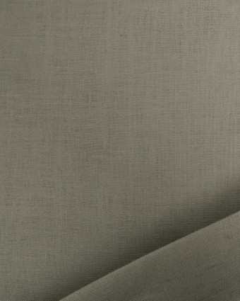 Tissu pur lin kaki - Mercerine