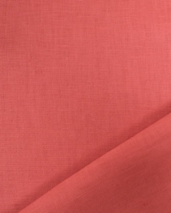 Tissu pur lin marsala - Mercerine
