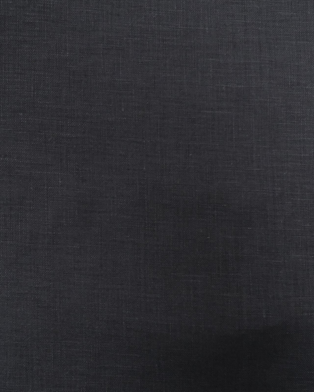 Tissu 100% lin noir - Tissus en ligne - Mercerine