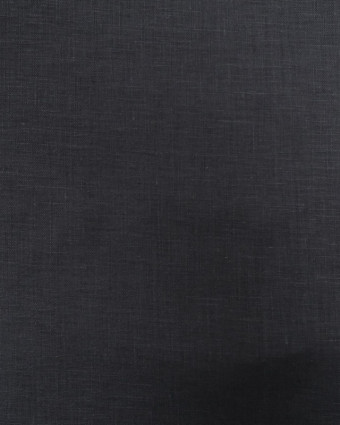 Tissu 100% lin noir - Tissus en ligne - Mercerine