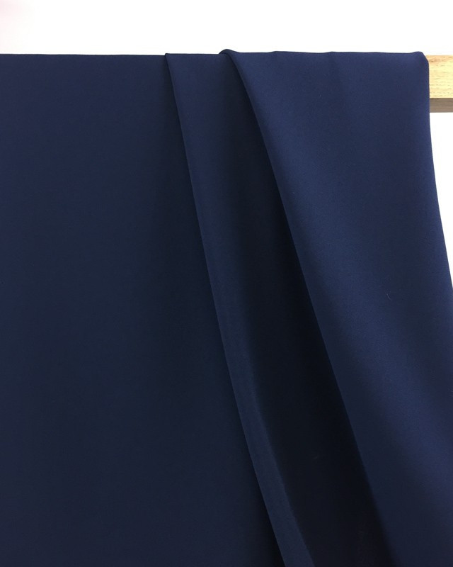 Crêpe bleu marine Clara x10cm -  Mercerine