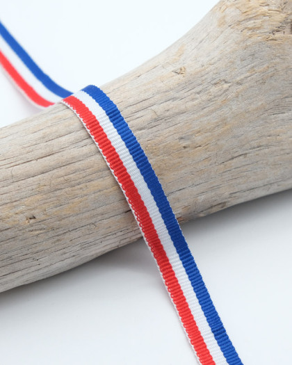 Ruban Tricolore - 10mm - Mercerine