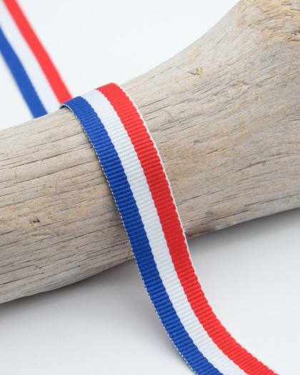 Ruban Tricolore - 15mm - Mercerine