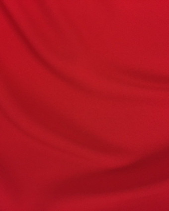 Crêpe rouge fraise Clara x10cm -  Mercerine