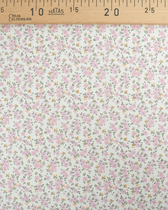 Tissu Coton écru à Petites Fleurs Bordeaux - 1.55m De Large - 20m Disponibles - Pour Couture Et Décoration