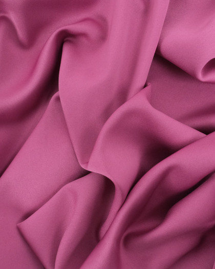 Tissu Satin Violet Framboise Lina - Mercerine