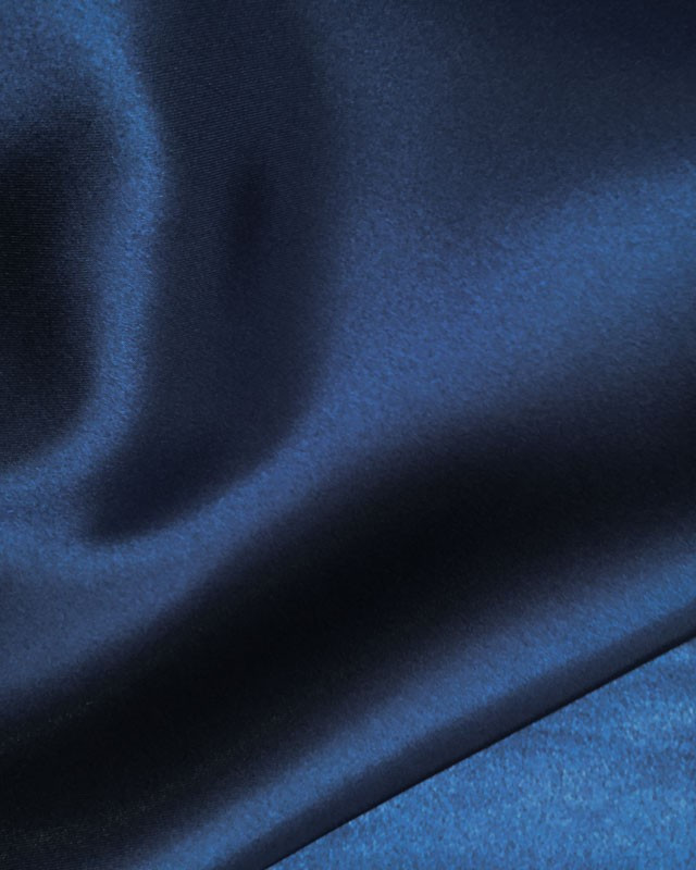 Tissu doublure pongé bleu marine au mètre - Mercerine