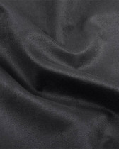 Tissu Velours Microfibre Ameublement Noir