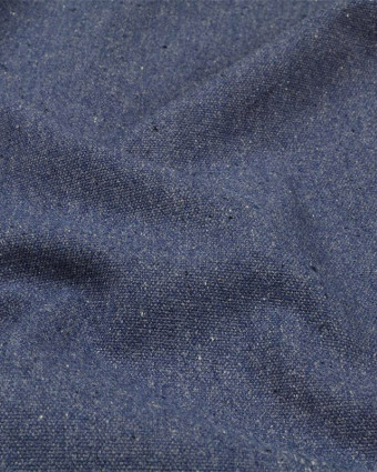 Toile Natté Lourde Marine - Mercerine