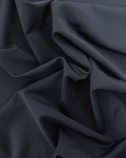 Tissu Lycra Uni Noir - Oeko-Tex-  Mercerine