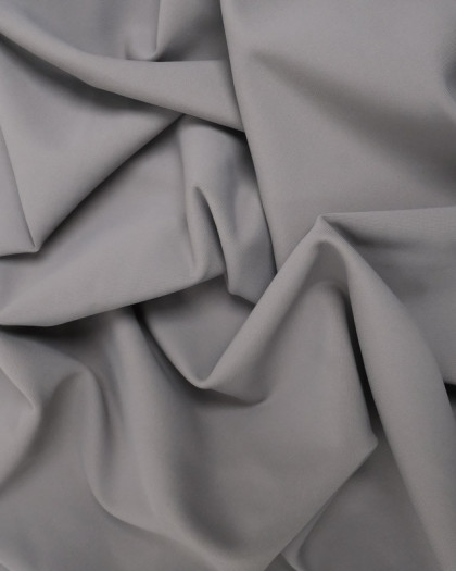 Tissu Lycra Uni Gris - Oeko-Tex - Mercerine
