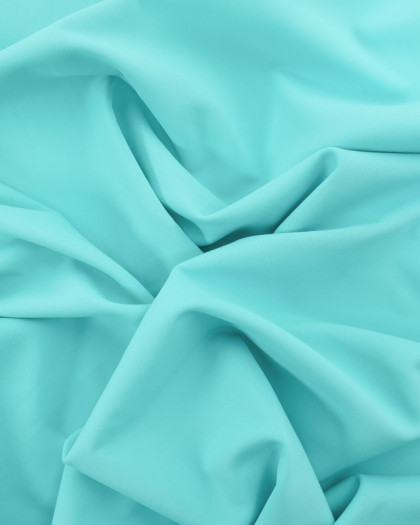 Tissu Lycra Uni Aqua - Oeko-Tex - Mercerine