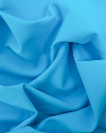 Tissu Lycra Uni Lagon - Oeko-Tex - Mercerine