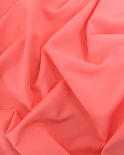 Tissu Lycra Uni Corail - Oeko-Tex - Mercerine