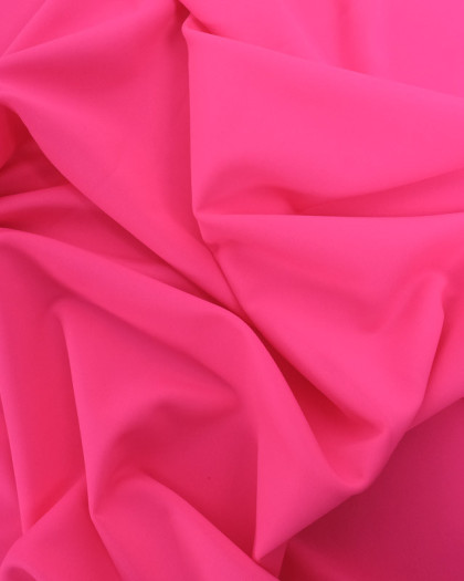 Tissu Lycra Uni Rose Fluo - Oeko-Tex - Mercerine