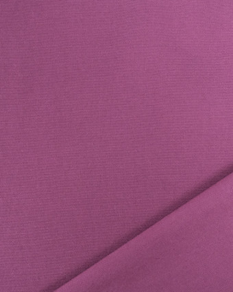 Tissu Viscose Twill Uni Cassis - Mercerine