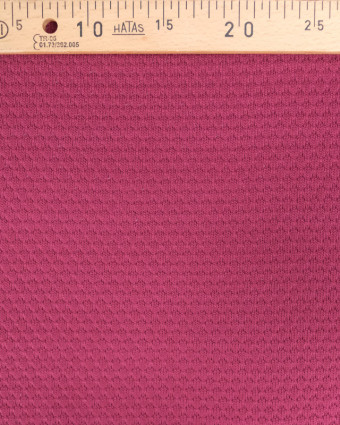 Tissu Maille Bambou Prune - Oeko-Tex - Mercerine