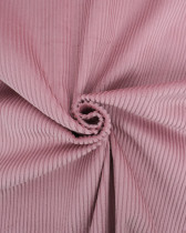 Tissu Velours Côtelé Stretch Vieux Rose - Maé
