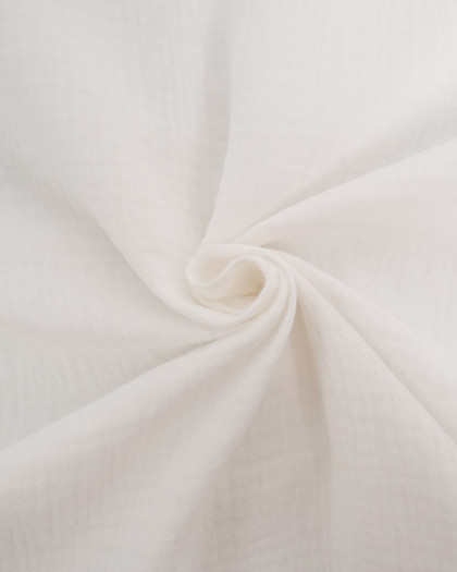 Tissu Gaze de Coton Ecru Oeko-tex Thaïs - Mercerine