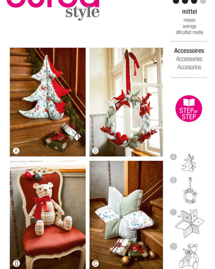 Patron Déco Burda 5760 - Mercerine