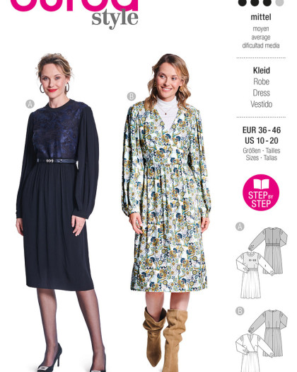 Patron Robe Burda 5784 - Mercerine