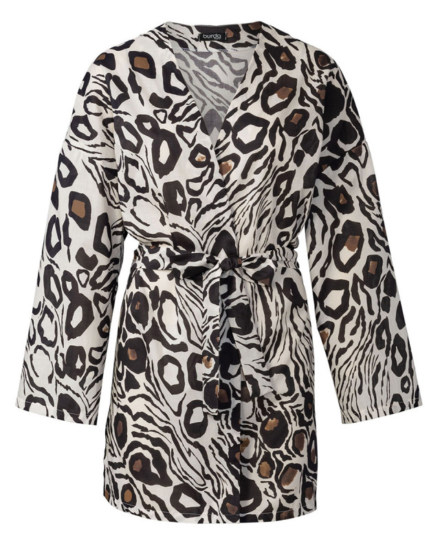 Patron Veste/manteau Burda 5787 - Mercerine