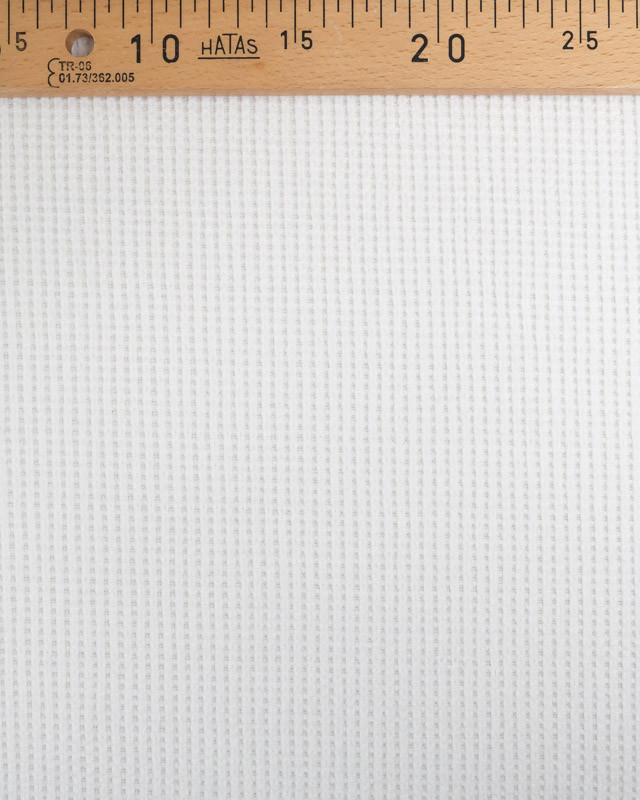 Tissu Maille Chenille Envers Moumoute Ecru - Oeko-tex - Mercerine